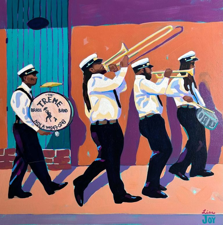 New Orleans jazz band painting - Lisa Joy Art