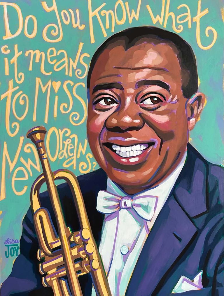 Louise Armstrong art - Lisa Joy Art a New Orleans Artist